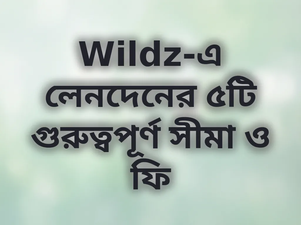 লেনদেনের সীমা এবং ফি